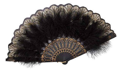 De Plumas, Plegable, Disfraz, De Baile, De Mano Para Boda,