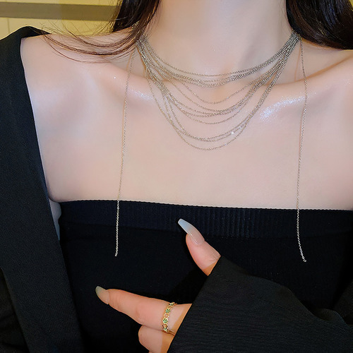 Collar De Cadena Multicapa