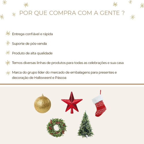 Flor Cabo Curto Rosa Natal Decoração 30cm