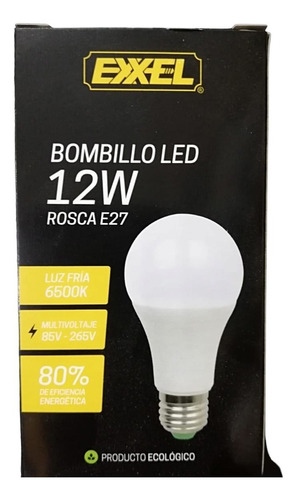 Bombillo Led 12w E27 Marca Exxel