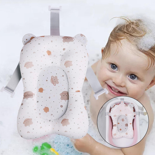 A Cojín De Baño Para Bebé Para Bañera Ajustable Blanco