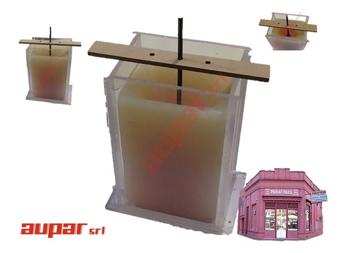 Imagen 4 de 6 de Soporte De Pabilo O Varilla Guía Pabilo Corto Para Velas.