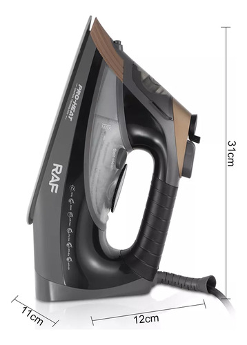Plancha De Vapor Manual Raf R.1213 2600w 450ml
