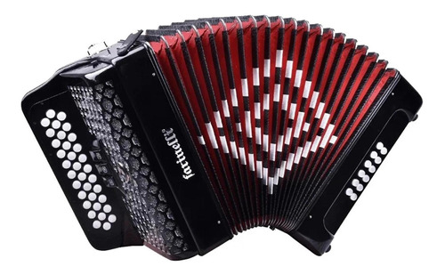 Acordeon Farinelli 3412n 34 Botones 12 Bajos 3 Registros Msi