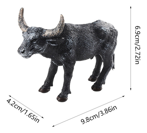 Figura De Juguete De Búfalos De Asia Jungle Animals, Realist