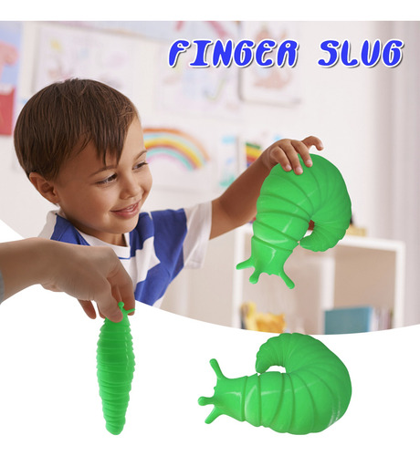 Un Juguete Infantil Fidget Slug Impreso En 3d, Amigable Y Ar