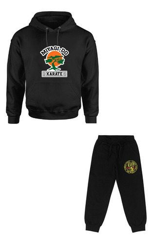 Conjunto Moletom Infantil Cobra Kai Miyagi Do Moleton Kids