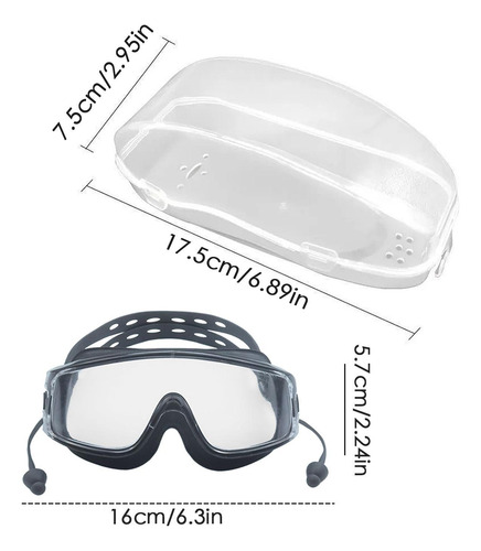 Gafas De Natación Con Tapones Para Los Oídos Gafas De Nataci