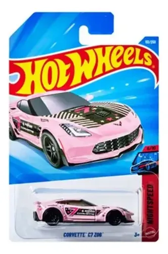 Carrinho Hot Wheels Corvette C7 Z06 Rosa | MercadoLivre