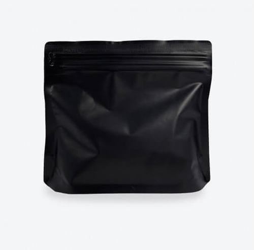 25 Bolsas Doypack Negras 195x175 Base 78mm Zipper. Agronewen