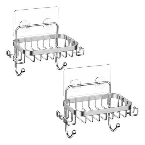 Porta Jabón Odesign Con 6 Ganchos, Soporte Para Esponja De B