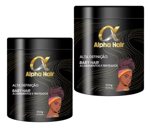 comprar Pomada Modeladora Alpha Hair Trança E Baby Hair Kit 2un 