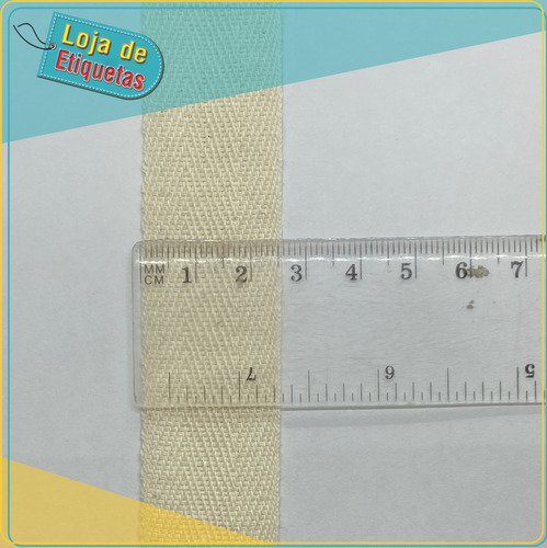 Imagem 3 de 5 de Alça Para Bolsa 100% Algodão 25mm - Rolo Com 50 Metros