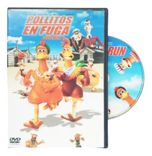 Dvd Pollitos En Fuga Película Animada Dreamworks Esp Latino