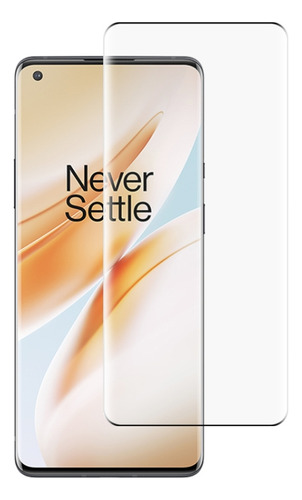 Para Oneplus 8 Pro 9h 9d Película De Vidrio Templado Con Bor