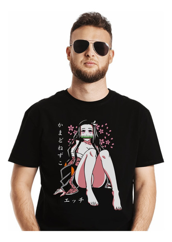 Polera Demon Slayer Nezuko Semi Desnuda Kimetsu No Yaiba Ani