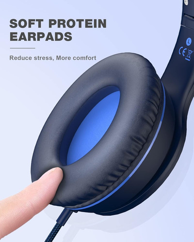 Auriculares Supraaurales Elecder I45 Con Microfono, Plega...