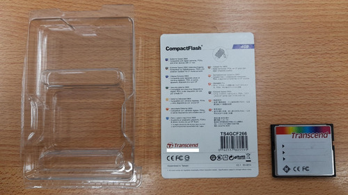 Imagen 2 de 2 de Memoria Compactflash 4gb - 266x - Transcend - Ts4gcf266