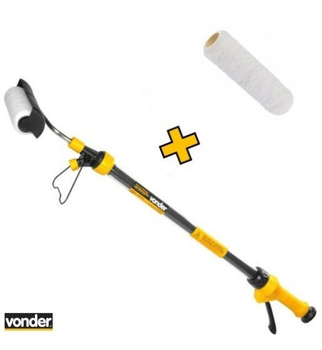 Imagem 1 de 9 de Rolo Para Pintura Com Reservatório + Rolo Extra - Vonder