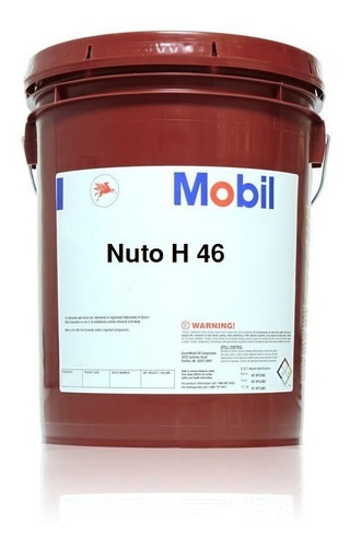 Aceite Hidráulico Mobil Nuto H 46 Balde 19 Litros