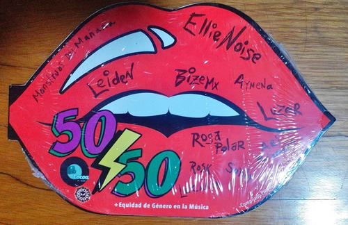 50/50 + Equidad De Genero En La Musica - Cd Compilado D Rock