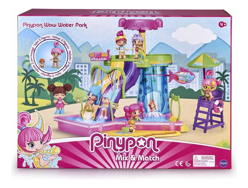 Pinypon Parque De Agua Playset Figura + Accesorios Lelab
