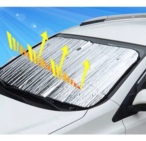 Cortina Plegable Tapasol Auto 150 X 60 Refuerzo Aluminio