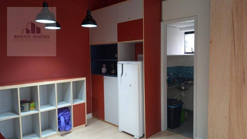 Sala, Conjunto Comercial Para Alugar Em Moema, 1 Copa, 3 Banheiros, 2 Vagas Na Garagem, 90 M², São Paulo. - Sa0525