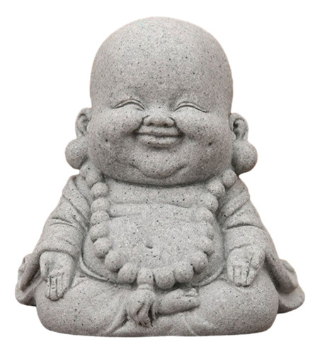 Figura De Escritorio Con Escultura De Monje Budista (2 #mold