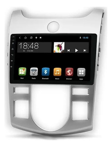 Radio Android 9  Kia Forte 2009 Automática Carplay Oled 4k