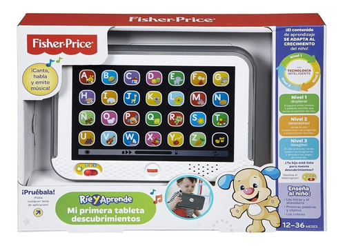 Tablet De Aprendizaje Fisher Price En Español Color Gris