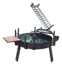 Comprar Fogonero Asador Multifuncion Desarmable Ø95 Parrilla Brogas