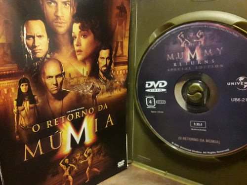 Dvd - O Retorno Da Múmia - Edição Especial