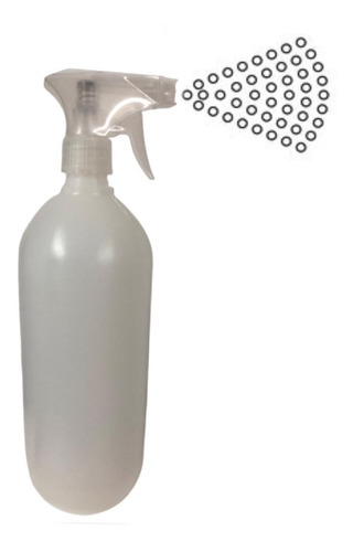 Envase Pvc 500 Ml Gatillo Botella Spray Pulverizador Pack X5