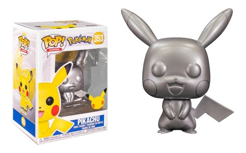 Figura Pokemon - Pikachu Plata #353