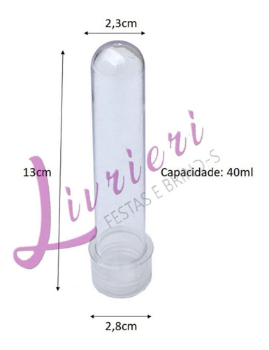 Imagem 2 de 5 de Tubete 13cm 100unid -p/ Personalizar-atac/var-várias Cores