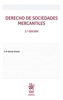 Libro Derecho De Sociedades Mercantiles 3ª Ediciónde Tirant