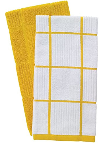 T-fal Textiles 60943 Paquete De 2 Paños De Cocina De Algodón