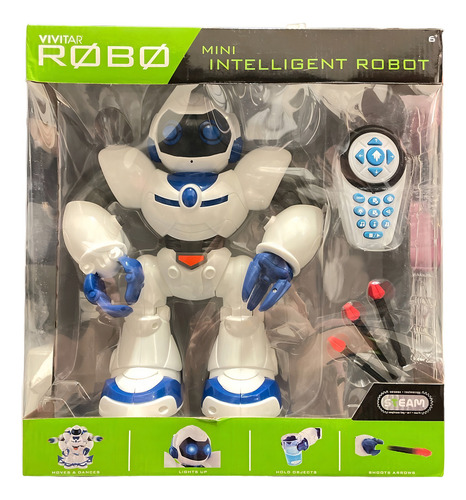 Robot De Juguete Vivitar Robo Blanco