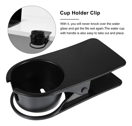 Portavasos De Mesa Con Clip Lateral