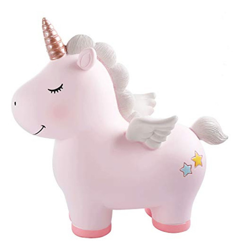 Alcancia Yeirve Alcancía Grande De Unicornio Para Niñas Y Ni