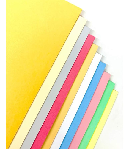 Opalina Colores Pastel Tamaño Carta De 220grs