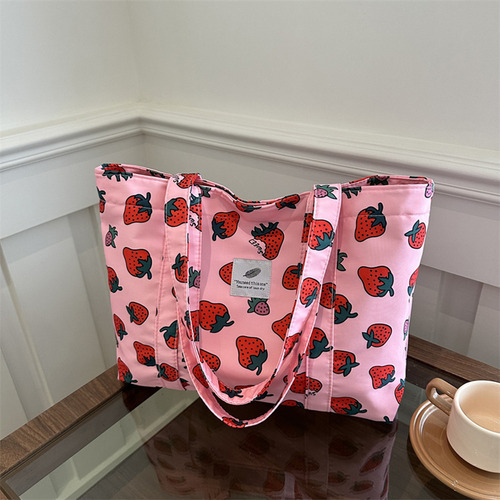 Para Bolso De Hombro A51b Con Estampado De Cerezas De Gran