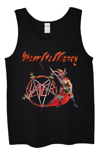 Polera Musculosa Slayer Show No Mercy Metal Abominatron