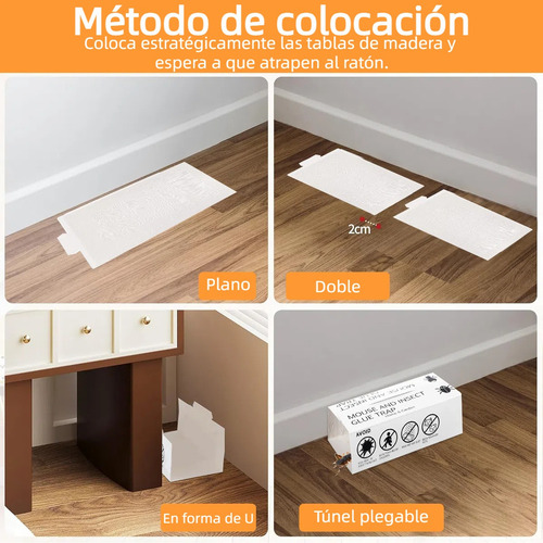 10 Pzs Mata Extermina Cucarachas De Trampas Para Insectos
