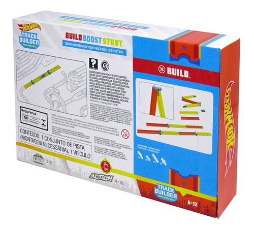 Imagem 8 de 8 de Hot Wheels Track Builder Conjunto De Pista - Glc91 Mattel