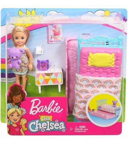 Barbie Chelsea En Su Habitación Muñeca Y Accesorios Original