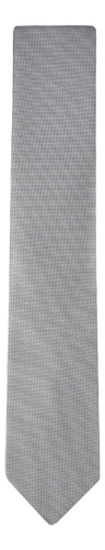 Corbata Calvin Klein Silver Spun Solid Para Hombre, Color Pl