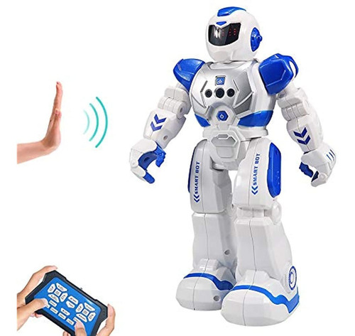 Robot Rc Sikaye Para Niños Robot Programable Inteligente Con Color Blue