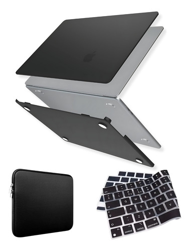 Capa Resistente +bag +pel. Teclado P/ Macbook Air 15 M2 2023